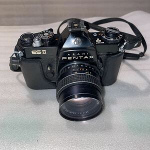 【A7】ASAHI PENTAX アサヒ ペンタックス ESⅡ SMC TAKUMAR 1:1.8/55 一眼レフ フィルムカメラ ボディ レンズ 【未確認】【郵60s】