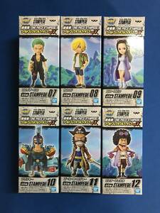 新品未開封品★劇場版「ONE PIECE STAMPEDE」 ワールド コレクタブル フィギュア vol.2 全6種