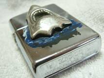 大迫力！古いジョーズのZIPPO　鮫のレリーフが凄いです。_画像2