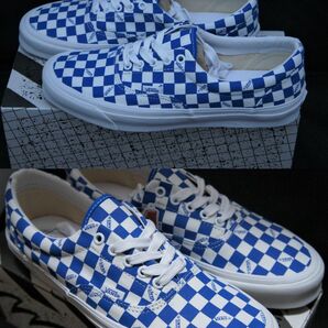 SALE！【新品】US10 28cm VAULT BY VANS ボルト バイ バンズ OG ERA LX エラ CHECKERBOARD LOGO/NAUTICAL BLUEの画像6