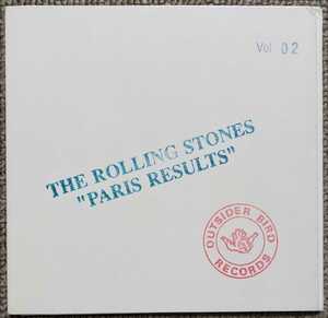 The Rolling Stones-Paris Results Vol.2*Outsider Bird ограничение 500 бумага jacket CD
