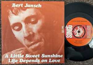 Bert Jansch-A Little Sweet Sunshine★スウェーデンOrig.7"/Pentangle/SSW