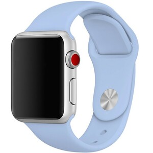 【本体サイズ38・40mm用】【32-ブルーフォグ】Apple Watch シリコン スポーツバンド アップルウォッチ【Series1.2.3.4.5.6.SE対応】