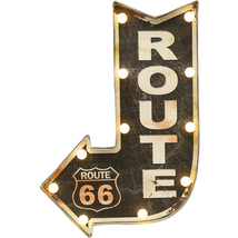 American Classic LED Sign アメリカンクラシック【ROUTE 66】_画像2