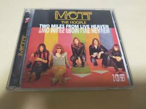 即決　２枚組CD　モット・ザ・フープル Mott the Hoople Two Miles From Live Heaven　グラムロック