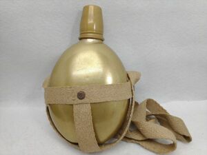 当時物　アルミ製　水筒　日本軍　昭和レトロ　戦時品　ミリタリー (22_50617_15)