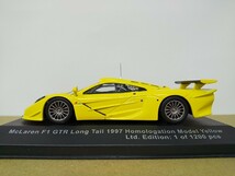 ■PALMA 1/43 McLaren F1 GTR Long Tail 1997 Homologation Model Yellow ホモロゲーションモデル マクラーレン レーシングミニカー_画像1