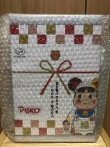 新品 未開封 BE@RBRICK 招き猫 ペコちゃん 福 100％ ＆ 400％ メディコムトイ MEDICOM TOY 不二家 FUJIYA ベアブリック_画像1