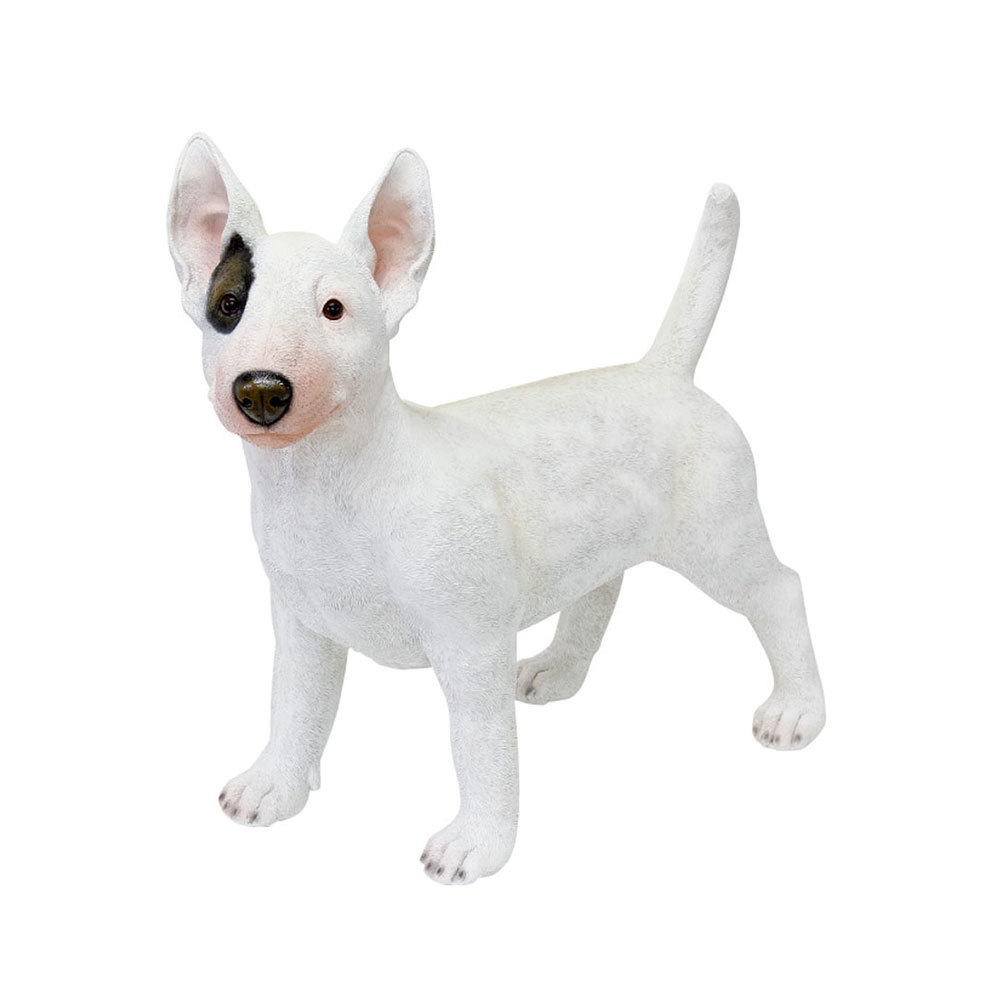 Cheerful Friends Bull Terrier Pell Dog Object Figurine, Handmade items, interior, miscellaneous goods, ornament, object