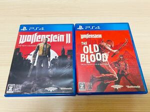 ウルフェンシュタイン：ザ オールドブラッド PS4　ウルフェンシュタインII： ザ ニューコロッサス 2本セット まとめ PS4ソフト