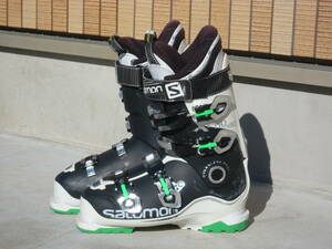 6**** prompt decision!SALOMON/ Salomon ski boots X-PRO80 black / white / green 26.0cm/26.5cm 306mm