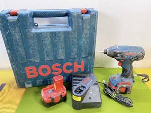 貴重　BOSCH　ボッシュ　GDR14.4V-LI　バッテリーインパクトドライバ　インパクトドライバ　工具　電動工具　長期保管品　現状品