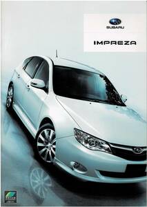 SUBARU　インプレッサ　カタログ　IMPREZA　2009年12月