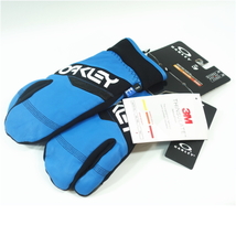 ◆ XSサイズ OAKLEY FACTORY WINTER TRIGGER MITT NUCLEAR BLUEオークリー ミトン グローブ スキー スノーボード メンズ_画像5