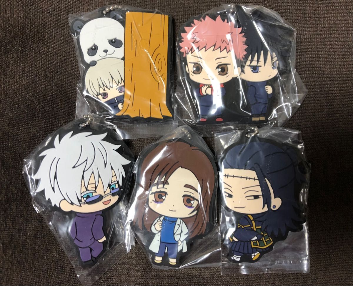 呪術廻戦 名札 コースター 缶バッジ BOX コンプ キャラクターグッズ