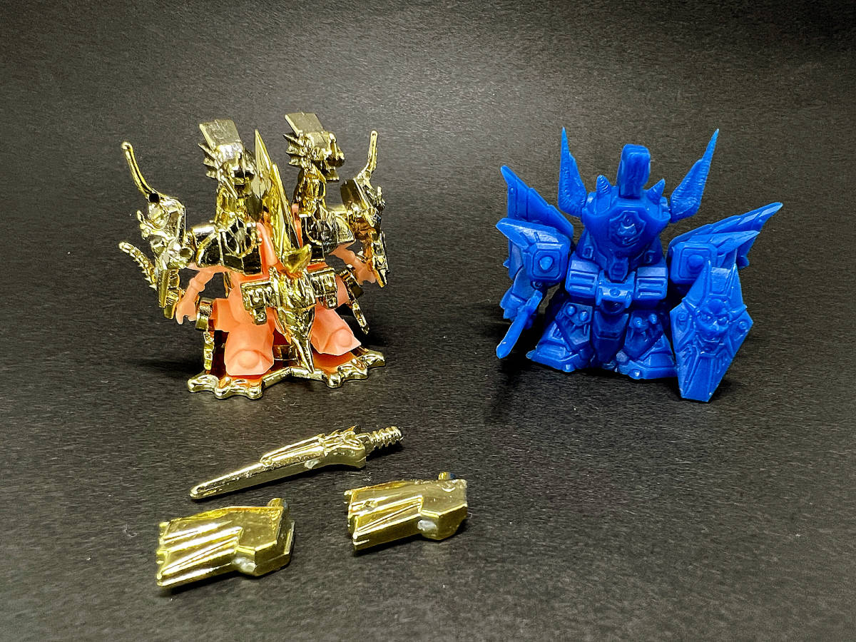当時物 ガシャポン戦士 竜女王ビギナギナ&シルバーガンドラゴン セット ...