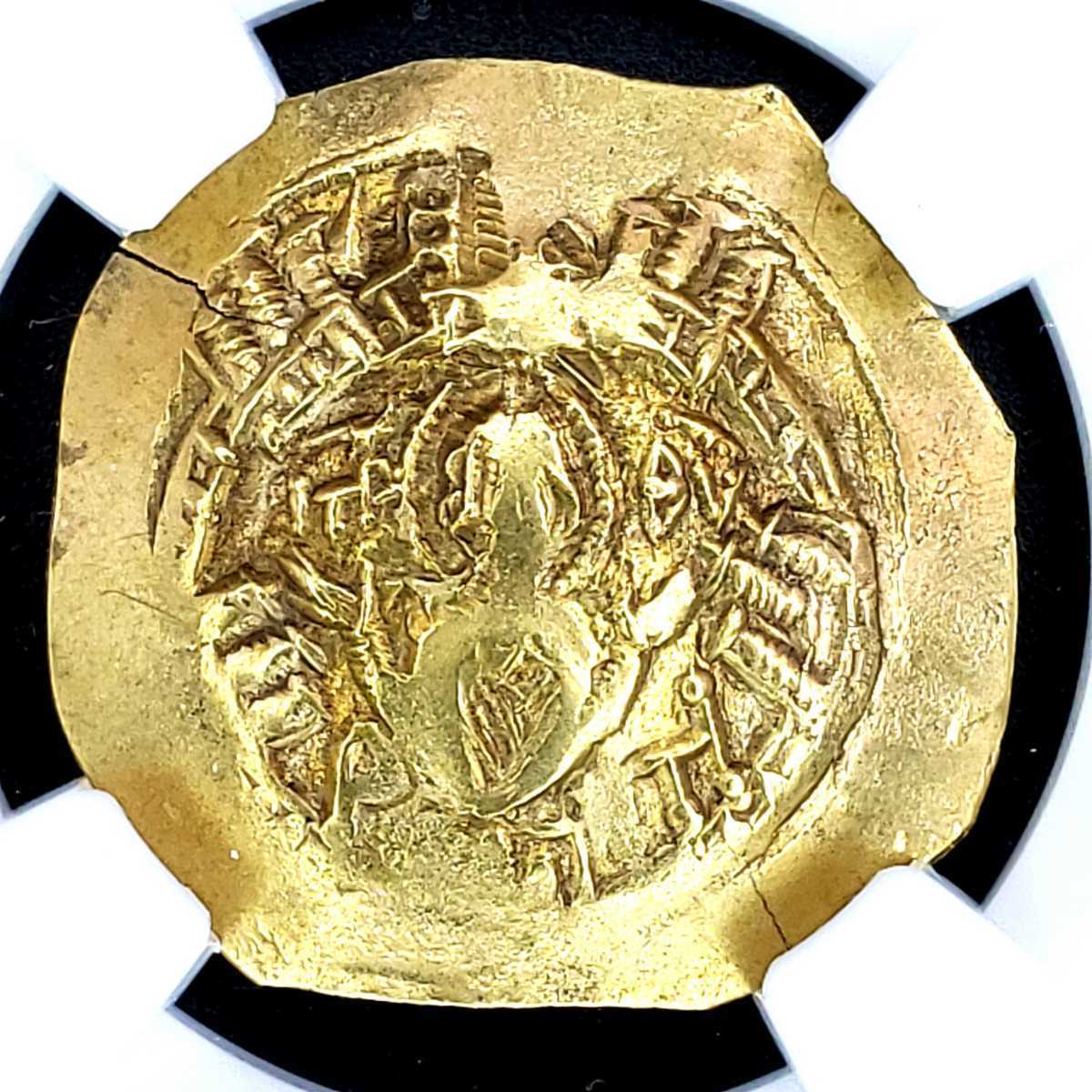 バシレイオス１世 ビサンツ帝国 ソリダス金貨 古代コイン NGC 高鑑定 
