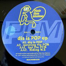 【HOUSE】【BREAKBEATS】Phab Com Masters - Dis Is Pop EP / Machinegun MG04 / VINYL 12 / JAPAN_画像3