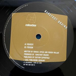 【TRANCE】Barefoot Brains - Remedy / Poison / Colourbox BOX 026-6 / VINYL 12 / UK