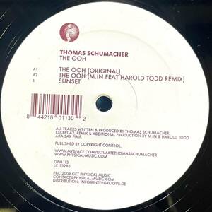 【HOUSE】【TECHNO】Thomas Schumacher - The Ooh / Get Physical Music GPM113 / VINYL 12 / Germany