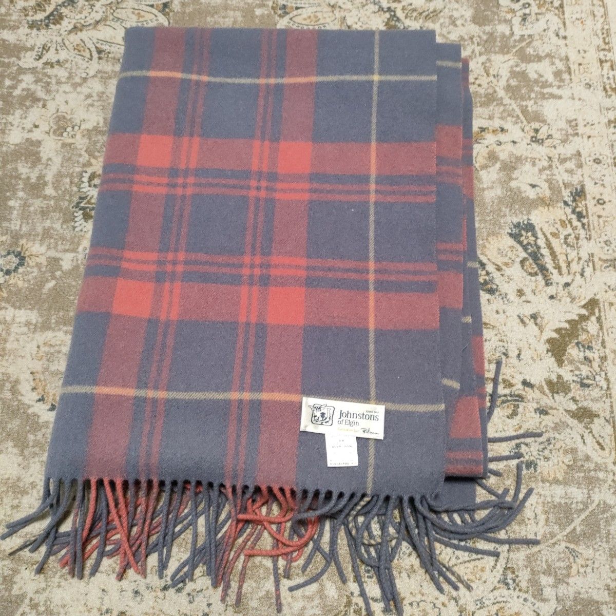 新品 ジョンストンズ カシミヤ 大判 ストール Johnstons マフラー