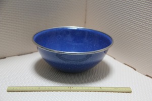  эмалированный синий цвет миска диаметр примерно 15cm поиск уличный эмаль товары 