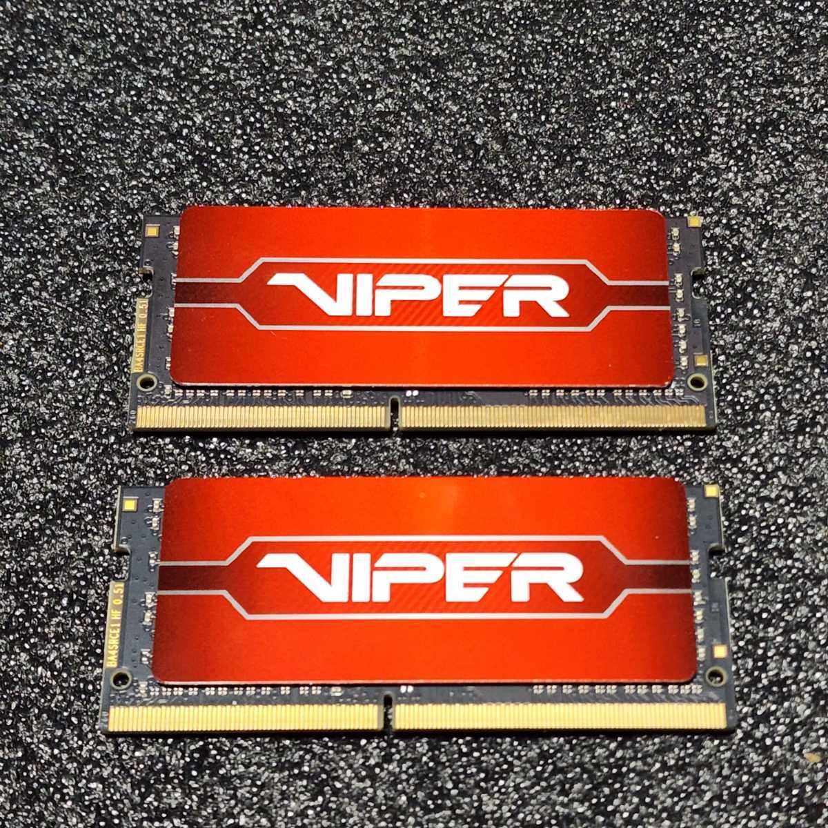 未使用 PATRIOT VIPER DDR4-2666 32GB (16GBx2) #665-0