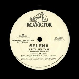 試聴 Selena - A Boy Like That (The Remixes) [12inch] RCA Victor US 1996 House