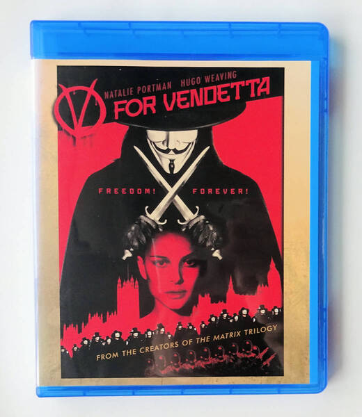 BLU-RAY ★ V フォー・ヴェンデッタ V FOR VENDETTA (2005) ナタリー・ポートマン, ヒューゴ・ウィービング ★ ブルーレイ レンタル落ち