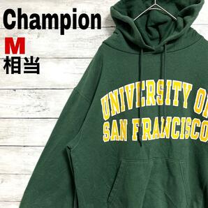 43c チャンピオン スウェット パーカー サンフランシスコ大学 カレッジロゴ　M相当　メンズ　レディース　トレーナー