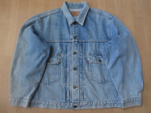 80's日本製Levi's 70502-0217 セカンド デニム ジャケットLインディゴ ブルー リーバイス ジージャン 507XX復刻 レプリカ ビッグシルエット