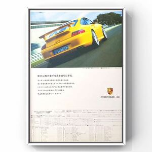  that time thing Porsche 911 GT3 advertisement / 996 catalog old car parts parts wheel muffler used custom minicar car original gt2 gt3rs poster 