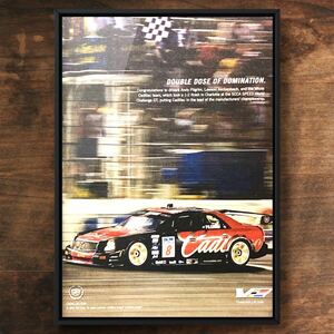 当時物 USA SCCA チーム キャデラック 広告 / カタログ 旧車 車 グリル マフラー ミニカー 1/18 中古 Team Cadillac CTS-V GT CTS カスタム