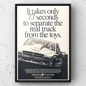  that time thing Dodge dakota racing advertisement / DODGE DAKOTA Racing catalog old car car grill muffler emblem used Ram ram van used 