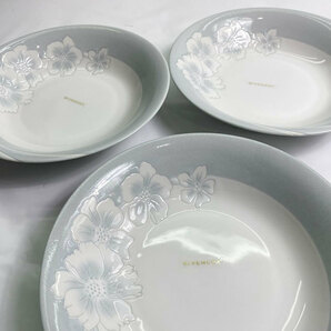 未使用 GIVENCHY プレート 5枚セット ジバンシー スープカレー 皿 約21.5cm 花柄 YAMAKA 洋食器 プレートの画像2