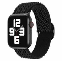 Apple Watch バンド　Apple Watch SE/7/6/5/4/3/2/1に対応 ナイロン製弾性バンド スポーツバンド アップルウオッチバンド42/44/45mm_画像1