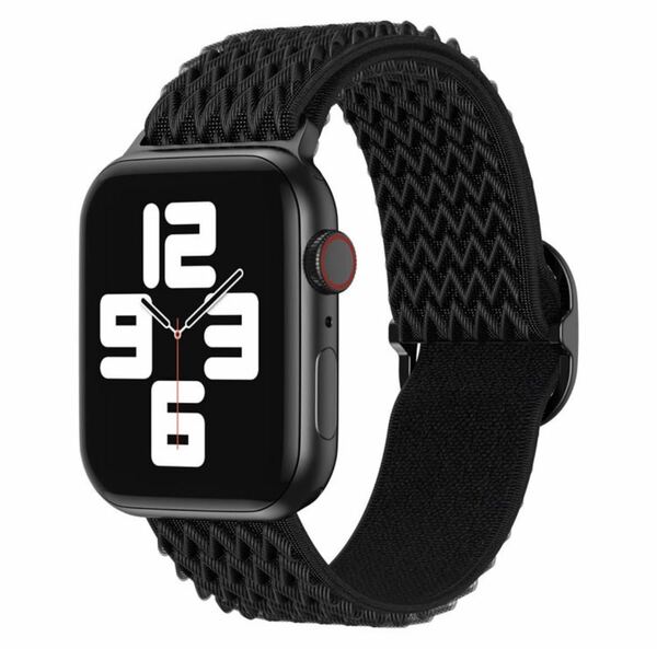 Apple Watch バンド　Apple Watch SE/7/6/5/4/3/2/1に対応 ナイロン製弾性バンド スポーツバンド アップルウオッチバンド42/44/45mm