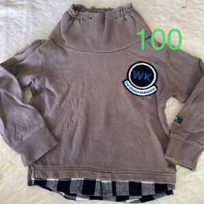 長袖トップス トレーナー WASK 100