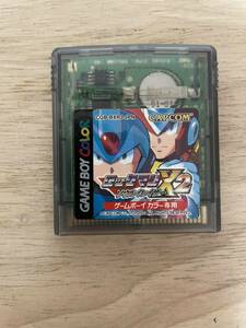 【限定即決】ROCKMAN ロックマンX2 ソウルイレイザー CAPCOM カプコン CGB‐BXRJ E.107 ゲームボーイ アドバンス レア レトロ 同梱可能