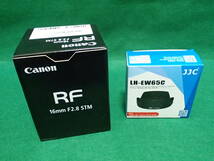 未使用品 Canon キヤノン RFマウント 広角単焦点レンズ RF16mm F2.8 STM　メーカー保証付！_画像1