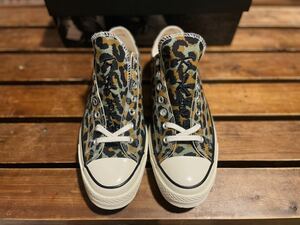 WACKO MARIA ワコマリア INVINCIBLE CONVERSE コンバース チャックテイラー CT70 28.5 ox LOW レオパード 美品 未使用