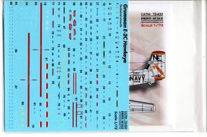 1/72 Print Scaleプリントスケールデカール 72-433 Grumman E-2C Hawkeye Part-2