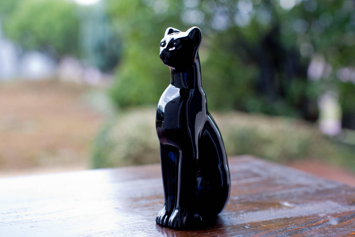 35%OFF】 バカラ 猫 エジプシャンCAT 凜然とした佇まい クリスタル