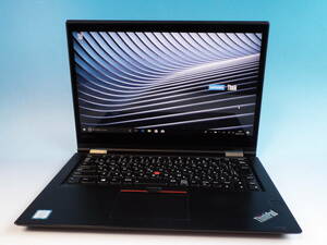 優良品！Lenovo Thinkpad Yoga370　タブレットPC Corei5(7300U)2.6Ghz/8GB/SSD256GB/13.3/Windows10/DtoD/WLAN/消毒済　Ver.1