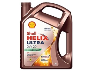 0W-20：シェル製 エンジンオイル Shell HELIX Ultra（ヒリックス ウルトラ）