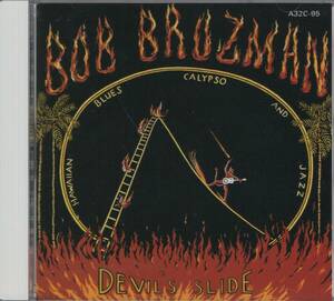 【CD】BOB BROZMAN Featuring George Winston - DEVIL'S SLIDE (ボブ・ブロンズマン - デビルズ・スライド) 新同美品