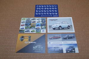  Subaru postcard 5 sheets new goods Subaru 360 Legacy LEGACY