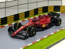 Burago 1/43 Ferrari F1 75 #55 CARLOS SAINZ　フェラーリ　サインツ　ブラーゴ_画像1