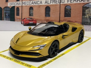 Burago 1/18 Ferrari SF90 Stradale Spider yellow metallic Ferrari SF90 Spider BBurago 