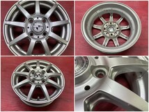 アルミホイール4本 13×4.00B ET42 PCD100 4穴 ウェッズ G-MACH 軽自動車 13インチ装着車ならほぼ全車OK_画像2